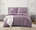 КПБ Картекс сатин однотонный коробка 016 сирень